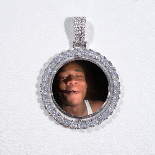 3D Spinning 2-Faced Custom Picture Pendant