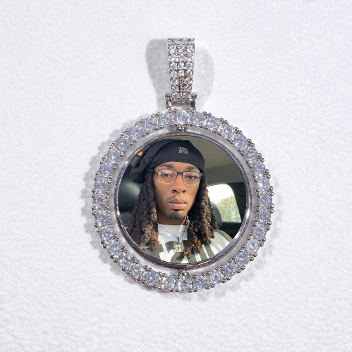 3D Spinning 2-Faced Custom Picture Pendant