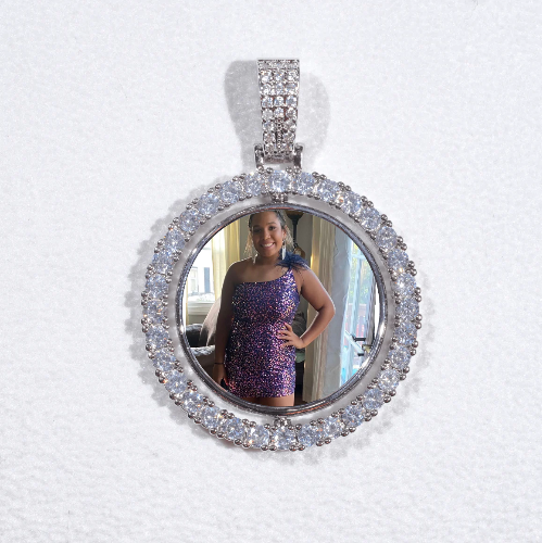 3D Spinning 2-Faced Custom Picture Pendant
