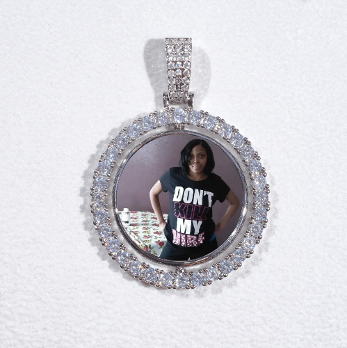 3D Spinning 2-Faced Custom Picture Pendant
