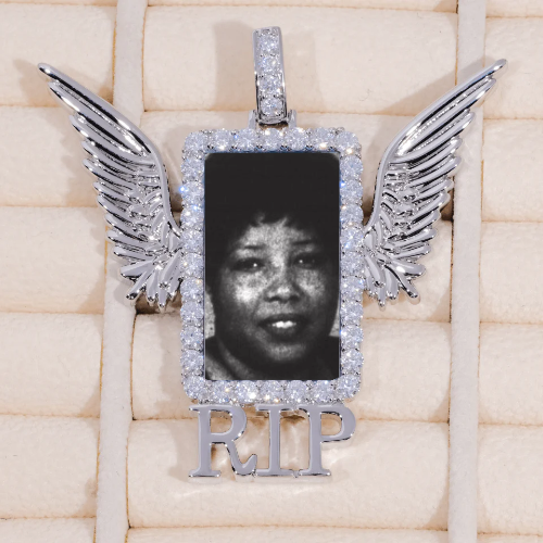 RIP WING 3D CUSTOM PICTURE PENDANT
