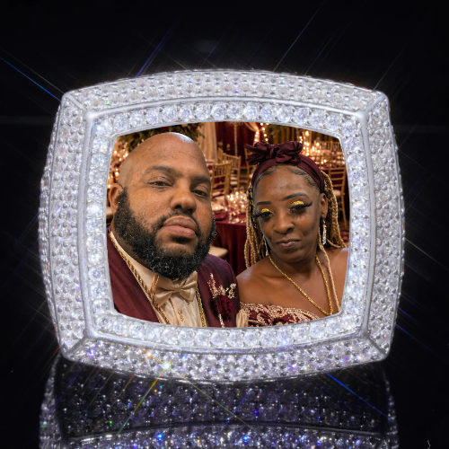 3D CUSTOM PICTURE ICED RING