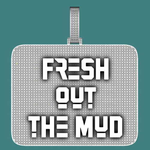 CUSTOM LETTER NECKLACE 3D BIG SQUARE