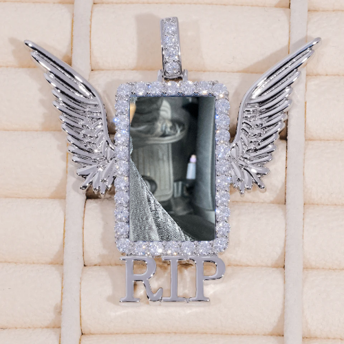 RIP WING 3D CUSTOM PICTURE PENDANT
