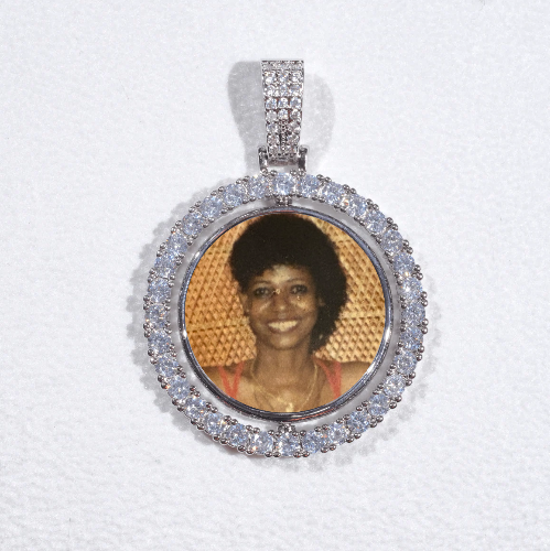 3D Spinning 2-Faced Custom Picture Pendant