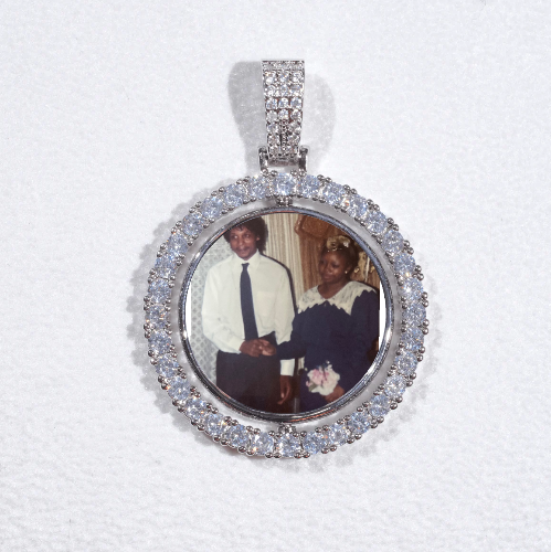 3D Spinning 2-Faced Custom Picture Pendant