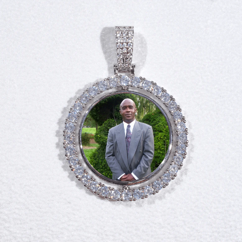 3D Spinning 2-Faced Custom Picture Pendant
