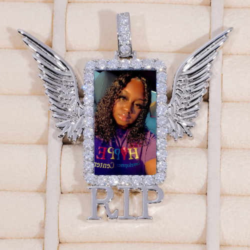 RIP WING 3D CUSTOM PICTURE PENDANT