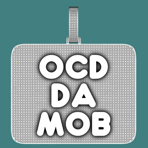 CUSTOM LETTER NECKLACE 3D BIG SQUARE