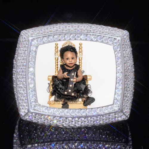 3D CUSTOM PICTURE ICED RING