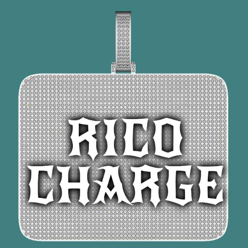 CUSTOM LETTER NECKLACE 3D BIG SQUARE