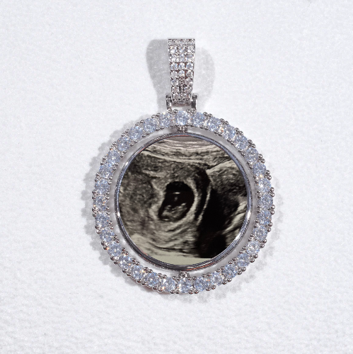 3D Spinning 2-Faced Custom Picture Pendant
