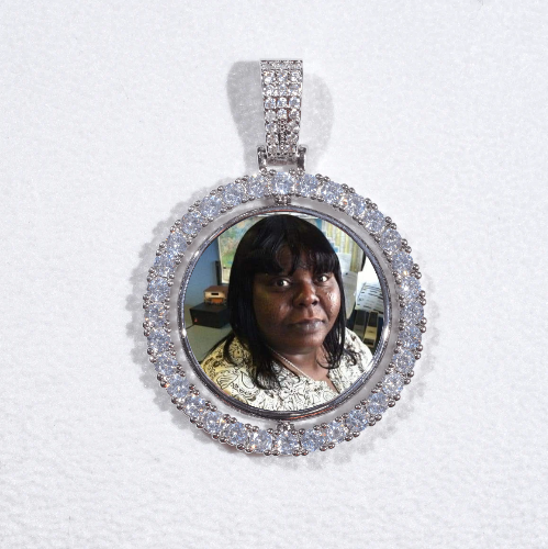 3D Spinning 2-Faced Custom Picture Pendant
