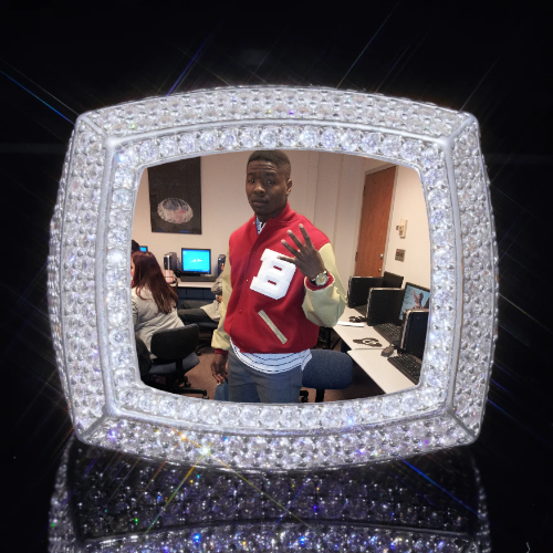 3D CUSTOM PICTURE ICED RING