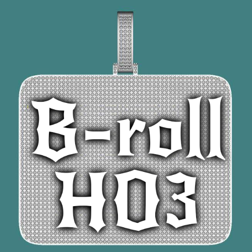 CUSTOM LETTER NECKLACE 3D BIG SQUARE