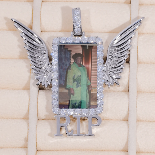 RIP WING 3D CUSTOM PICTURE PENDANT