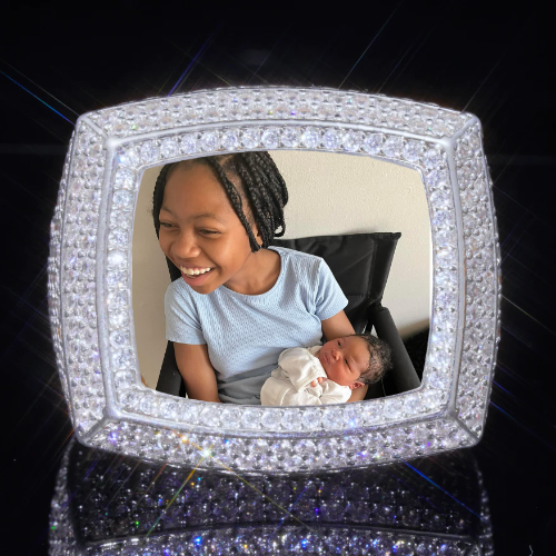 3D CUSTOM PICTURE ICED RING