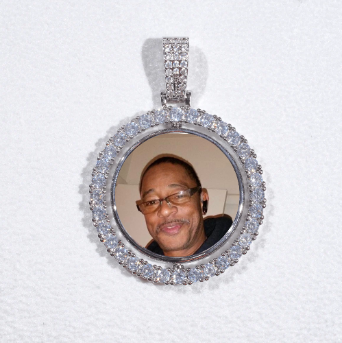 3D Spinning 2-Faced Custom Picture Pendant