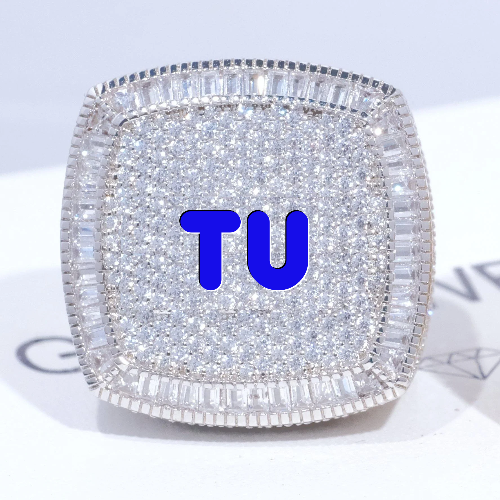 CUSTOM LETTER 3D ICED RING