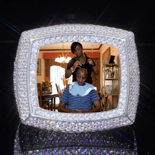 3D CUSTOM PICTURE ICED RING