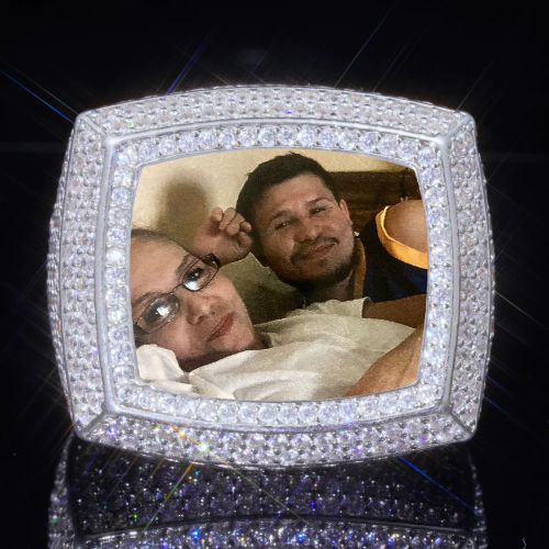 3D CUSTOM PICTURE ICED RING