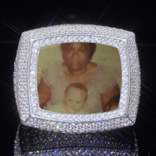 3D CUSTOM PICTURE ICED RING