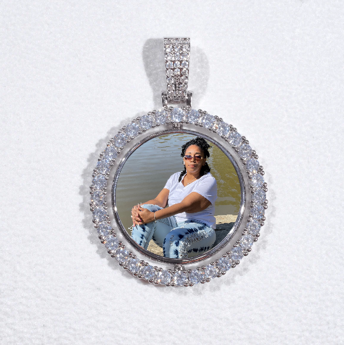3D Spinning 2-Faced Custom Picture Pendant