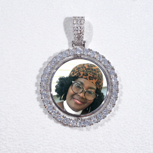3D Spinning 2-Faced Custom Picture Pendant