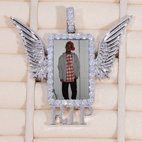RIP WING 3D CUSTOM PICTURE PENDANT
