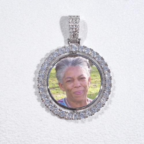 3D Spinning 2-Faced Custom Picture Pendant