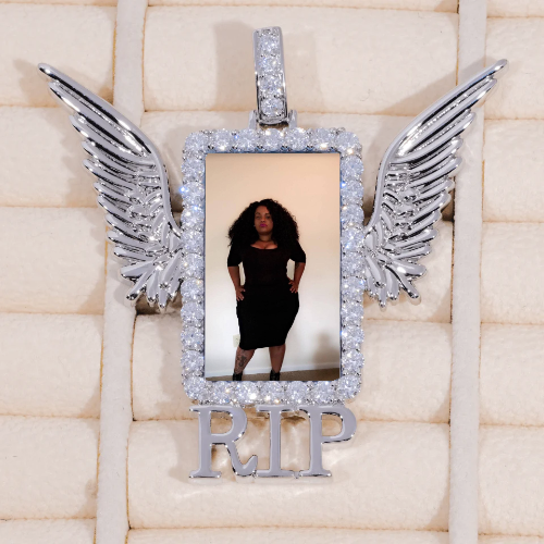 RIP WING 3D CUSTOM PICTURE PENDANT