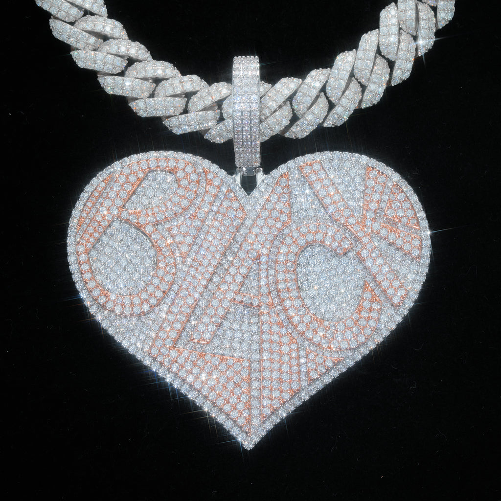 BLACK ICED NECKLACE
