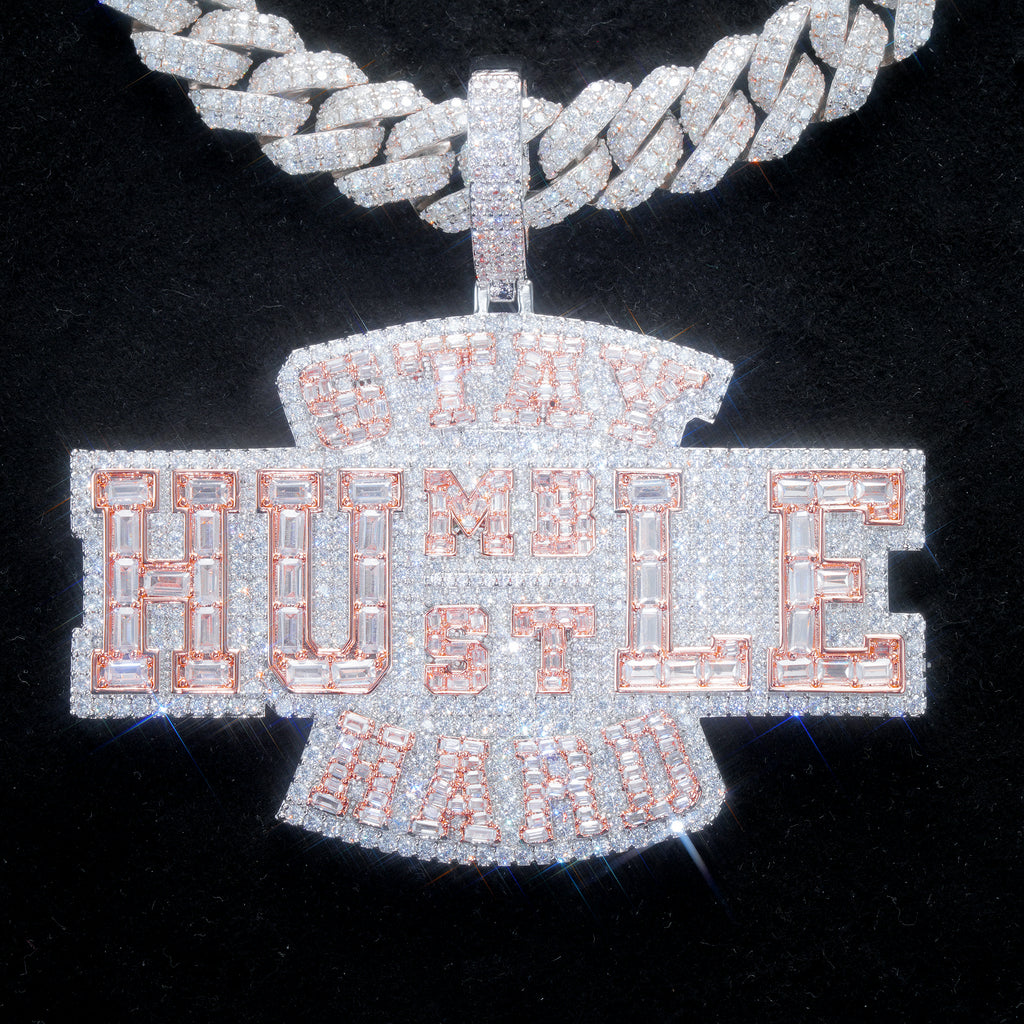 STAY-HARD Candy Shape Baguette Iced Pendant