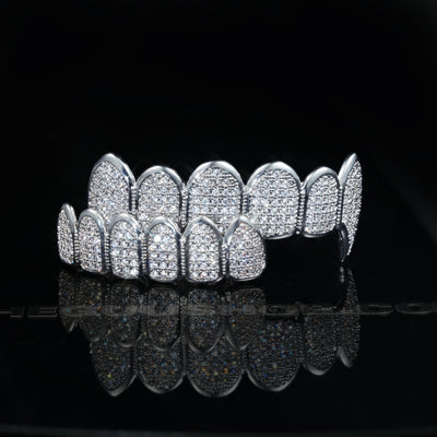 CZ Hip Hop Grillz Bar Iced Edition