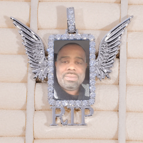 RIP WING 3D CUSTOM PICTURE PENDANT