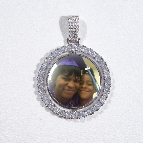 3D Spinning 2-Faced Custom Picture Pendant