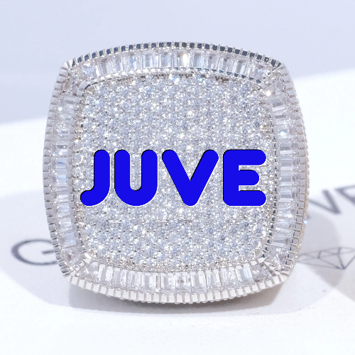 CUSTOM LETTER 3D ICED RING