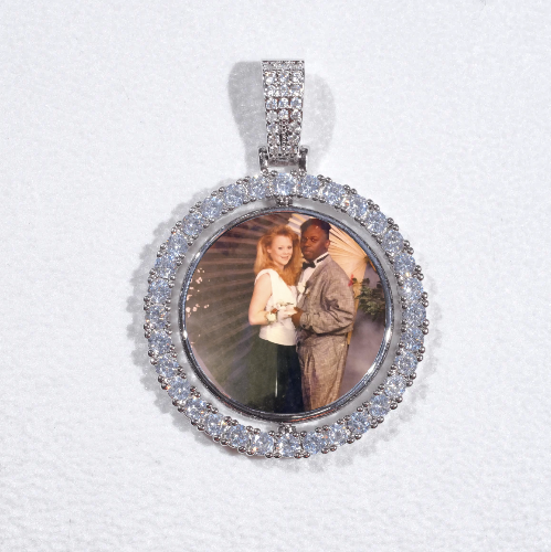 3D Spinning 2-Faced Custom Picture Pendant