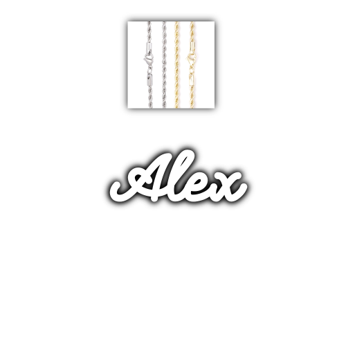 Script Custom Letter Necklace