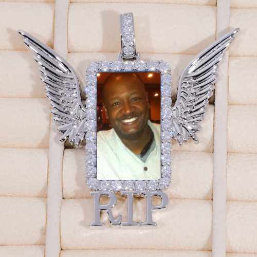 RIP WING 3D CUSTOM PICTURE PENDANT