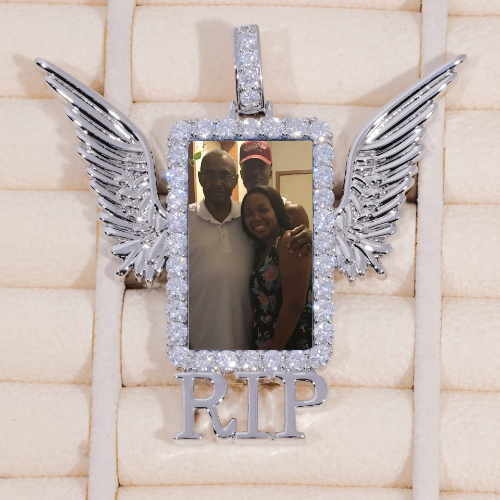 RIP WING 3D CUSTOM PICTURE PENDANT