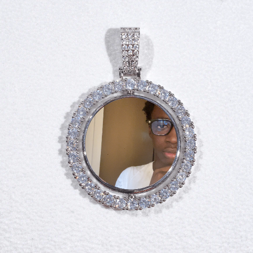 3D Spinning 2-Faced Custom Picture Pendant