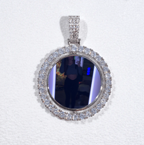 3D Spinning 2-Faced Custom Picture Pendant