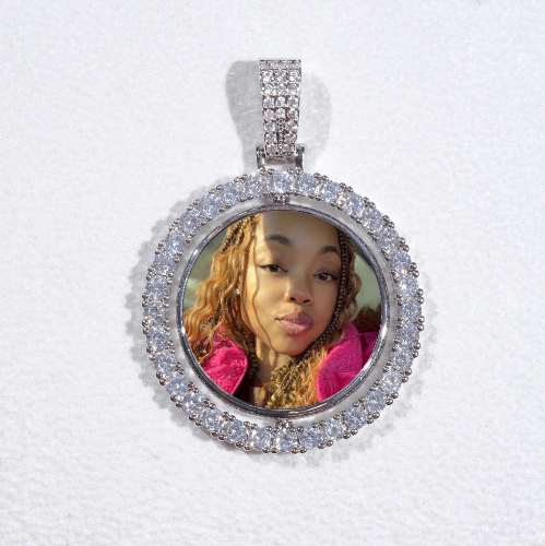 3D Spinning 2-Faced Custom Picture Pendant