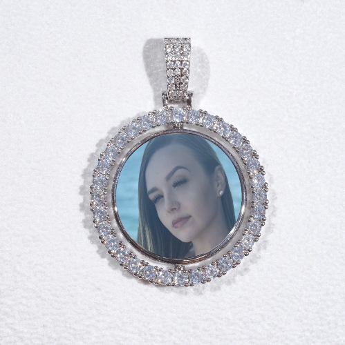 3D Spinning 2-Faced Custom Picture Pendant