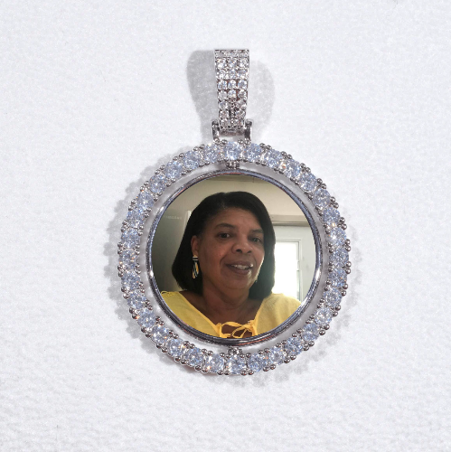 3D Spinning 2-Faced Custom Picture Pendant