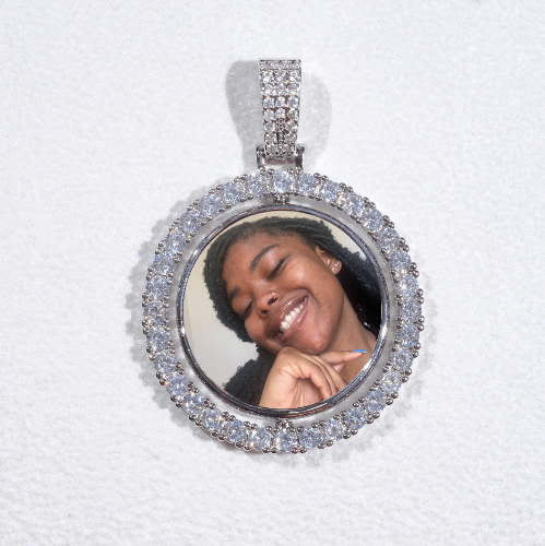 3D Spinning 2-Faced Custom Picture Pendant