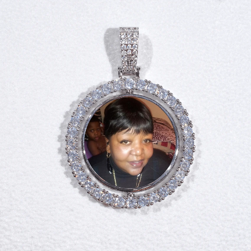 3D Spinning 2-Faced Custom Picture Pendant