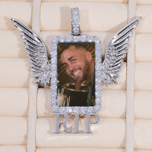 RIP WING 3D CUSTOM PICTURE PENDANT