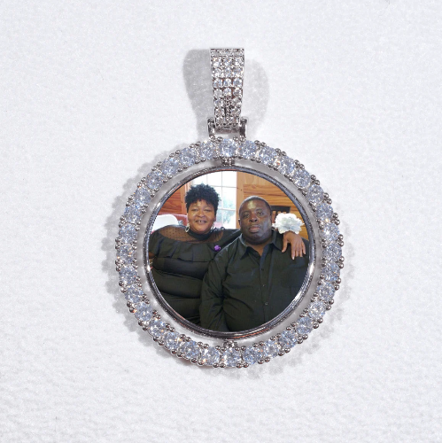 3D Spinning 2-Faced Custom Picture Pendant